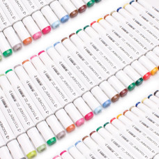 TOUCHNEW T6 Skizzieren Marker 168 Farben Doppelte Tipps für Kinder Künstler Textmarker Zeichnen