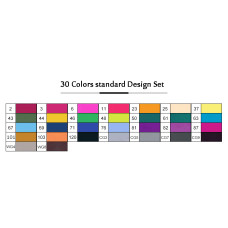 TOUCHNEW Weicher Pinsel Marker 30 Farbe Standard Set Doppelte Punkte Alkoholbasiert