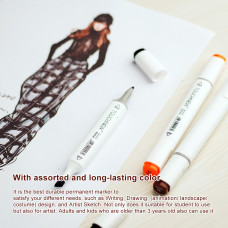 TOUCHNEW T6 Marker 30 Farben Animationsdesign Set für Erwachsene Kunst Zeichnen Skizzieren mit Tragetasche