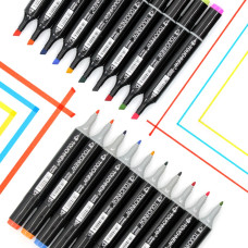 TOUCHNEW Alkohol Marker 40 Farbe Pack für Anfänger Kinder Studenten