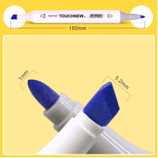 TOUCHNEW T8 12 Farbe Marker Stifte Alkohol Basis für Kunst Zeichnung Kinder Studenten