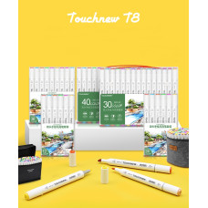 TOUCHNEW T8 Alkohol Marker 168 Farbe Pack für Erwachsene Kinder Skizzieren Zeichnung
