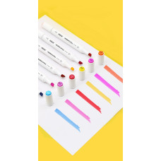 TOUCHNEW T8 12 Farbe Marker Stifte Alkohol Basis für Kunst Zeichnung Kinder Studenten