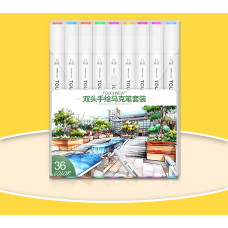 TOUCHNEW T8 Twin Marker 36 Farben Animation für Kinder Kunst Zeichnung